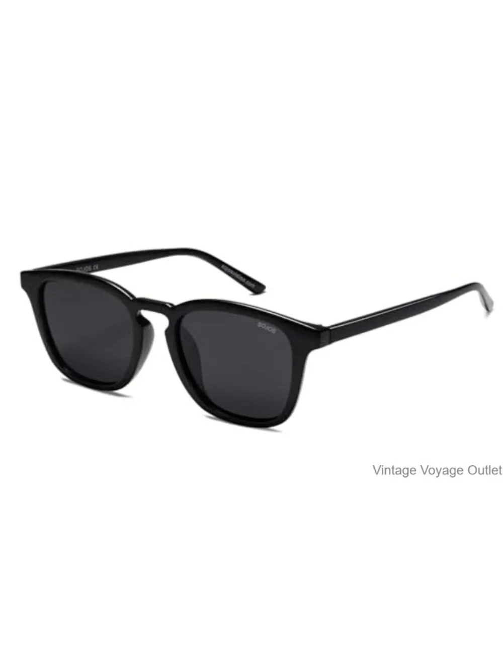 Polarized Square Sunglasses UV400 Unisex Retro Flat Frame Driving Travel Outdoor